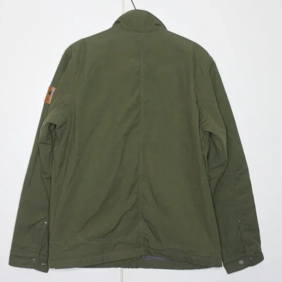 Barn Jacket Columbia Coat Like New Olive Green Fleeced Lined Insulated Jacket - Picture 13 of 13